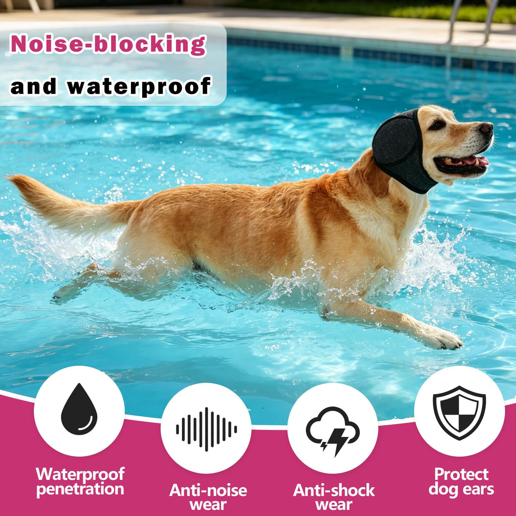 Dog Head Wrap For Anxiety - Customizable & Waterproof
