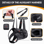 Adjustable Dog Lift Harness, Dog Sling For Large Dogs Lift Support And Rehab Harness For Weak Rear Legs, Soft Hind Leg Support Helps Senior, Injured, Disabled And After ACL Surgery Dogs